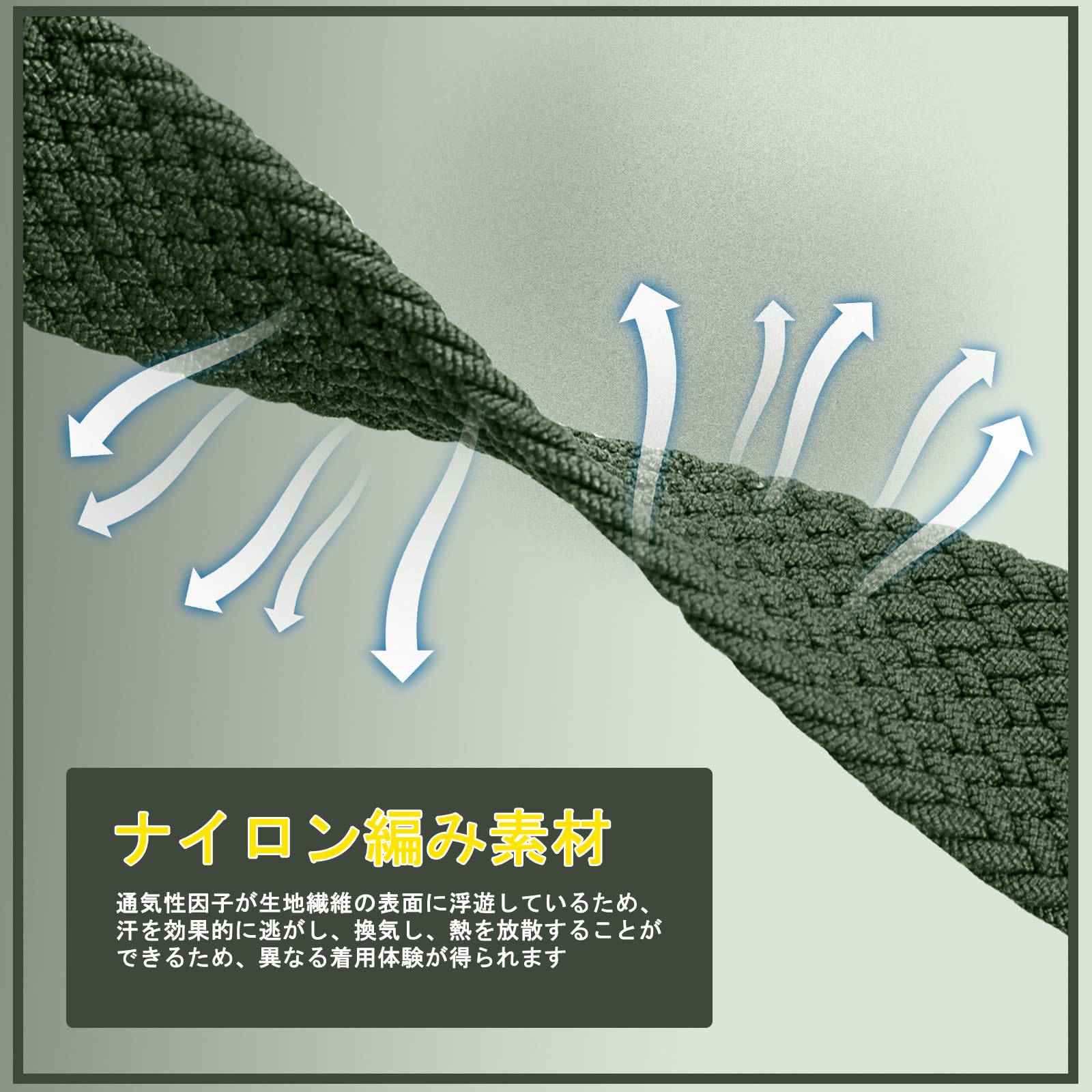 Amazon.co.jp: [CeiBand] ナイロンバンド 20mm 対応 時計バンド 編み
